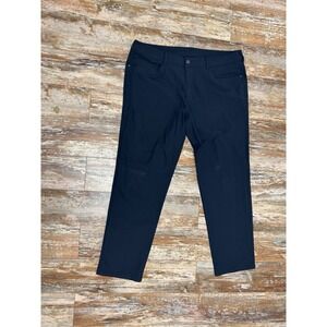 Mens Lululemon ABC Tech Warpstreme 5 Pocket Blue Pants Size 42x34 Stretch